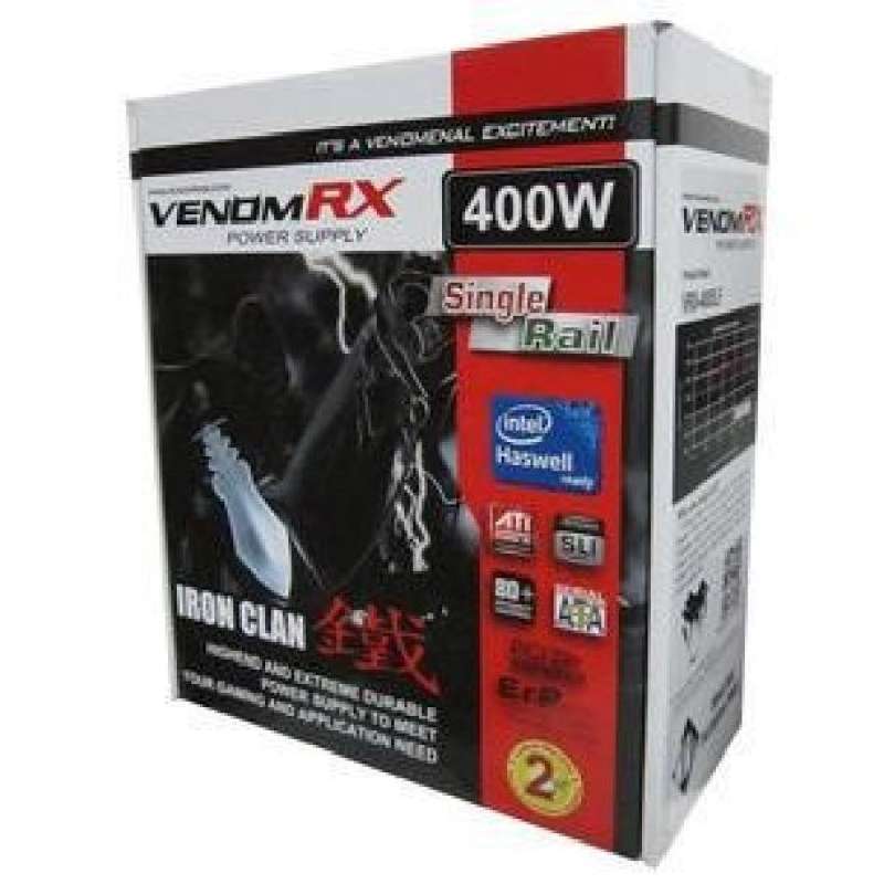 Jual VENOM RX 400W IRON CLAN SINGLE RAIL PSU di Seller godvaper