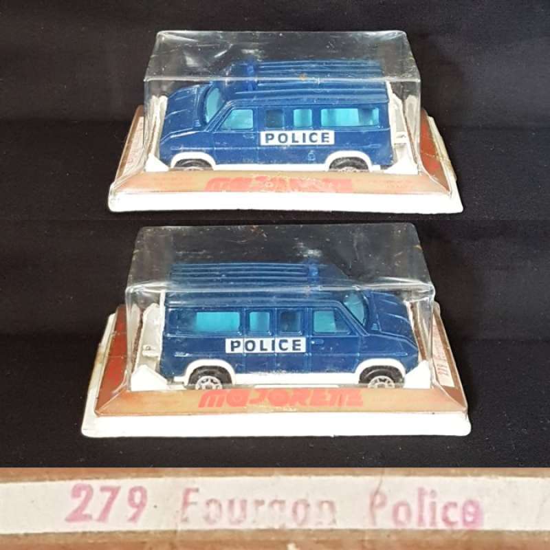 Majorette 279 - Fourgon Police - Sous Blister Scellé - Fabriqué En France