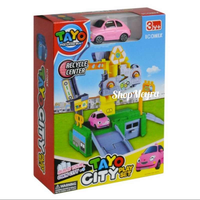 Promo TAYO The Little Bus Tayo City Playset Recycle Center Original