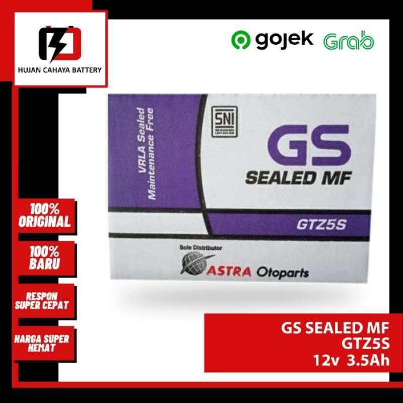 Promo Aki Motor Suzuki Shogun 125, Skywave - GTZ5S GS Astra ORIGINAL MF