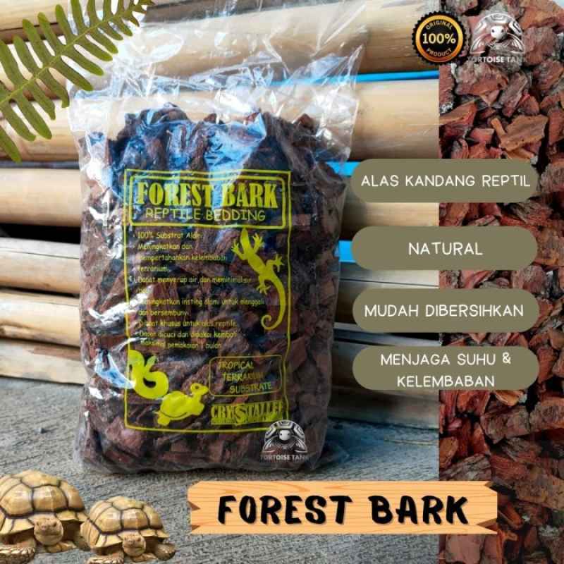 Tegu Substrate Promo Crystallee Forest Bark/substrate Alas Kandang Reptile Kura Tegu ...