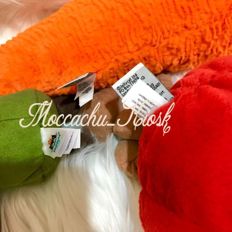 Promo Jellycat Amuseable Tomato,Broccoli,Carrot/boneka tomat brokoli