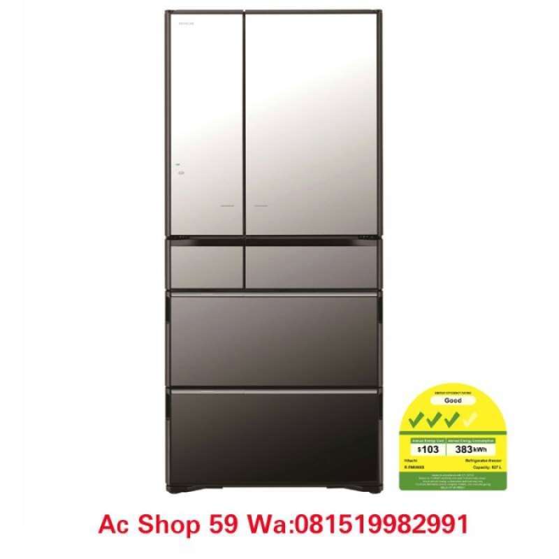 Jual Kulkas Hitachi RE 6800 XnInverter Cristal Mirror Made In Japan