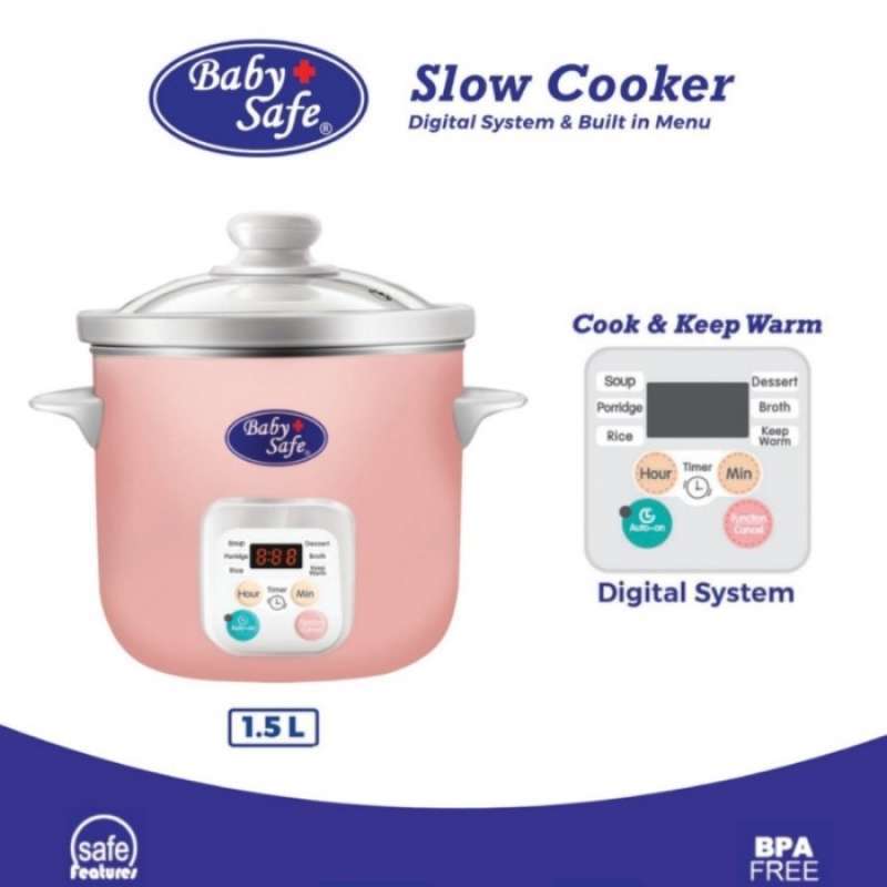 Promo MITO Slow Cooker Mini 1.2 Liter Type R88 Low Watt Multicolor