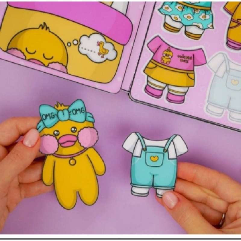 Promo Paper Duck Viral Bebek Mainan Edukasi Busy Book Buku Aktifitas