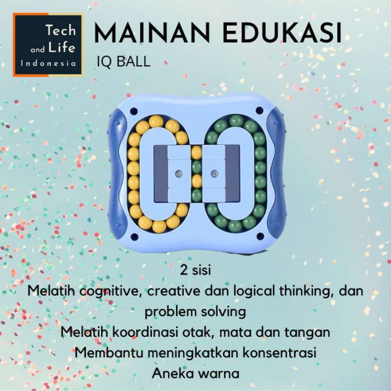 Promo mainan edukasi anak iq ball puzzle cognitive problem solving