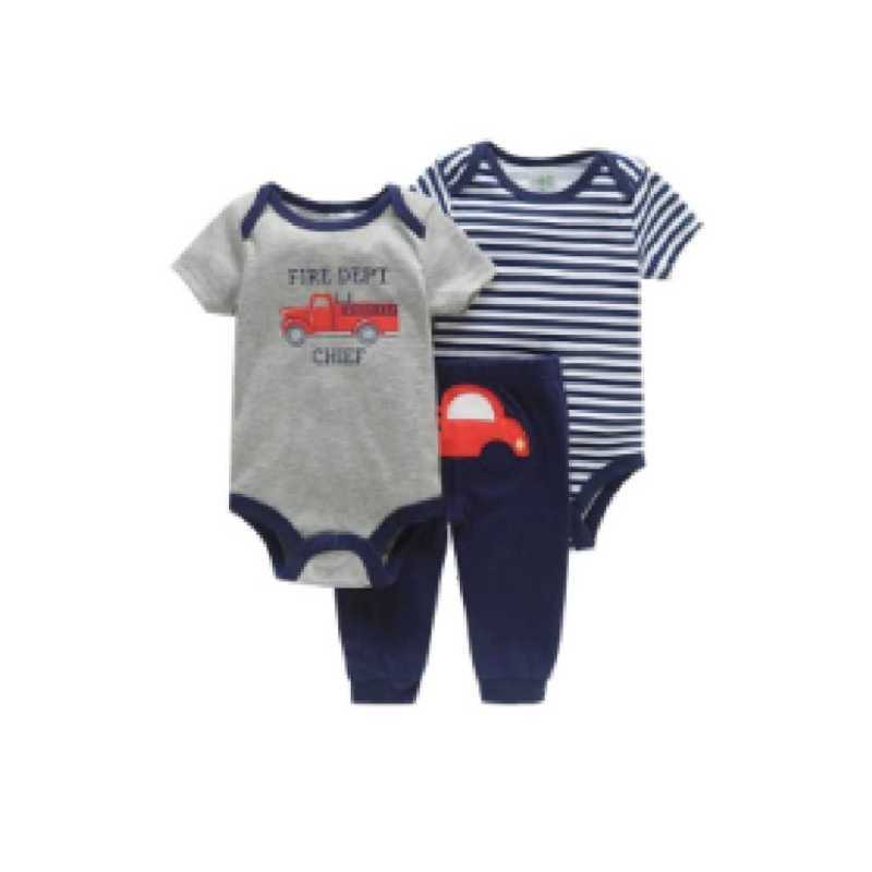 Romper Baby Boy Jumper Clothes Jumper Panjang Bayi Kancing Baju