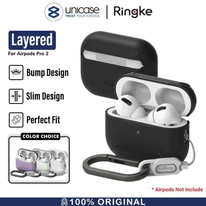 Case Airpods Pro 2 Ringke Layered Hook Hardcase PC Slim Cover Casing