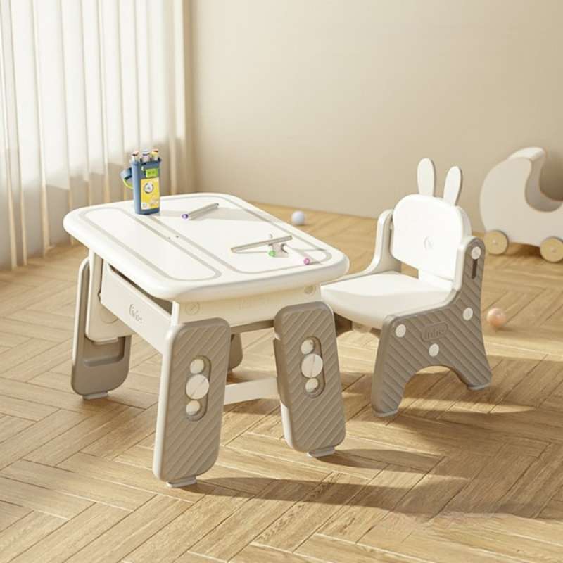 Promo Thefunplay Rabbit Table Chair Set Meja Belajar Anak Promo - Kb ...