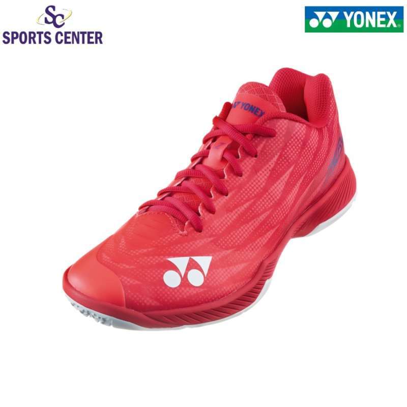 New Color Sepatu Badminton Yonex Power Cushion Aerus Z Z2 Men Ruby Red