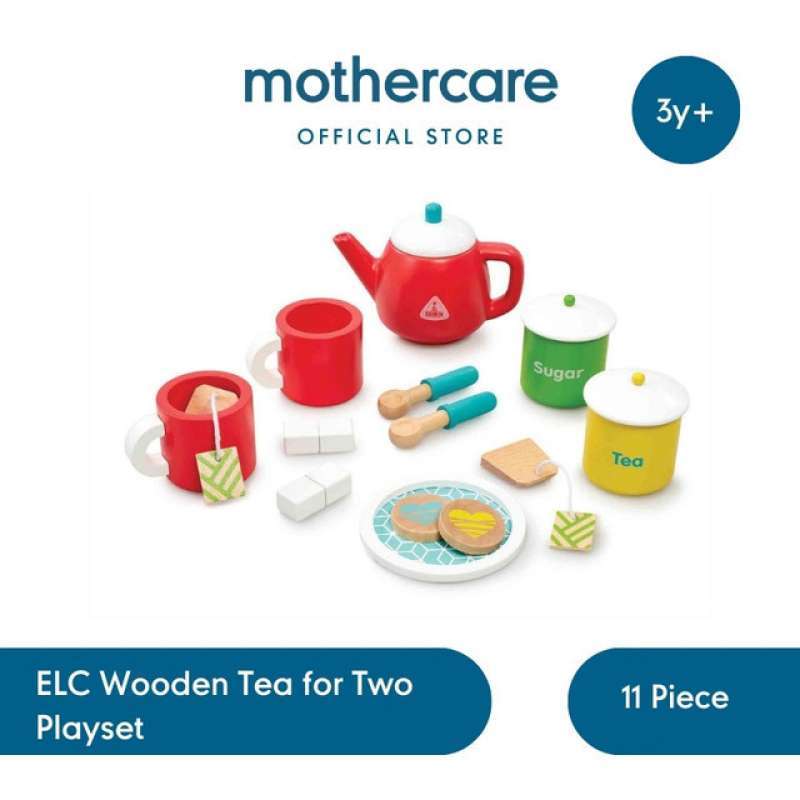 Promo Elc Wooden Tea For Two Playset Mainan Kayu Perlengkapan