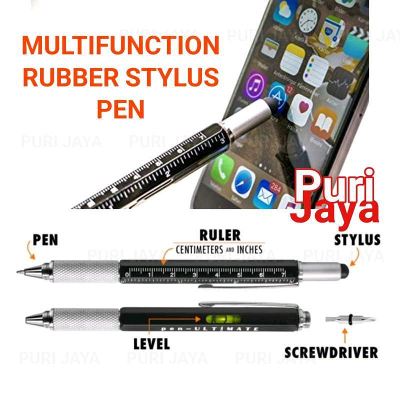 Jual 6in1 Multifunction Pen With Universal Touch Screen Stylus