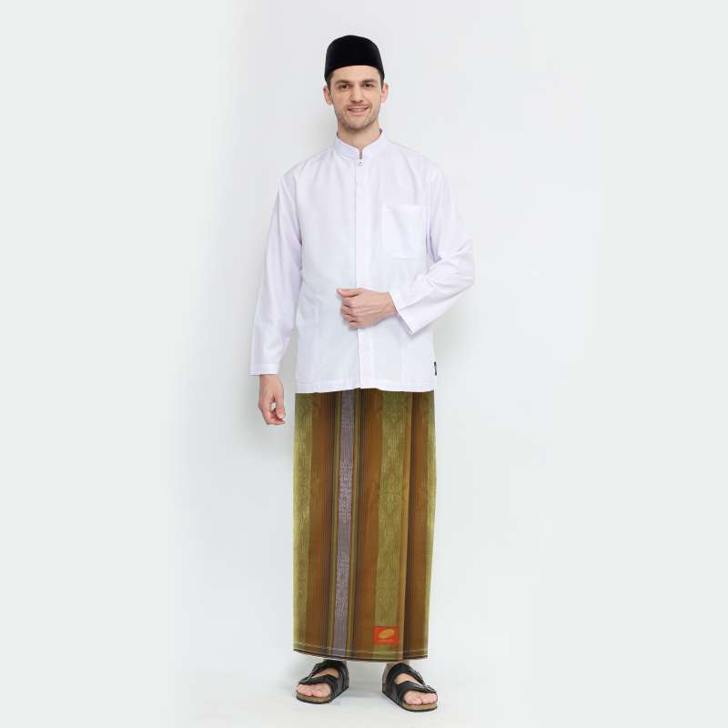 Sarung ATLAS Infinity Dobby Warna Olive