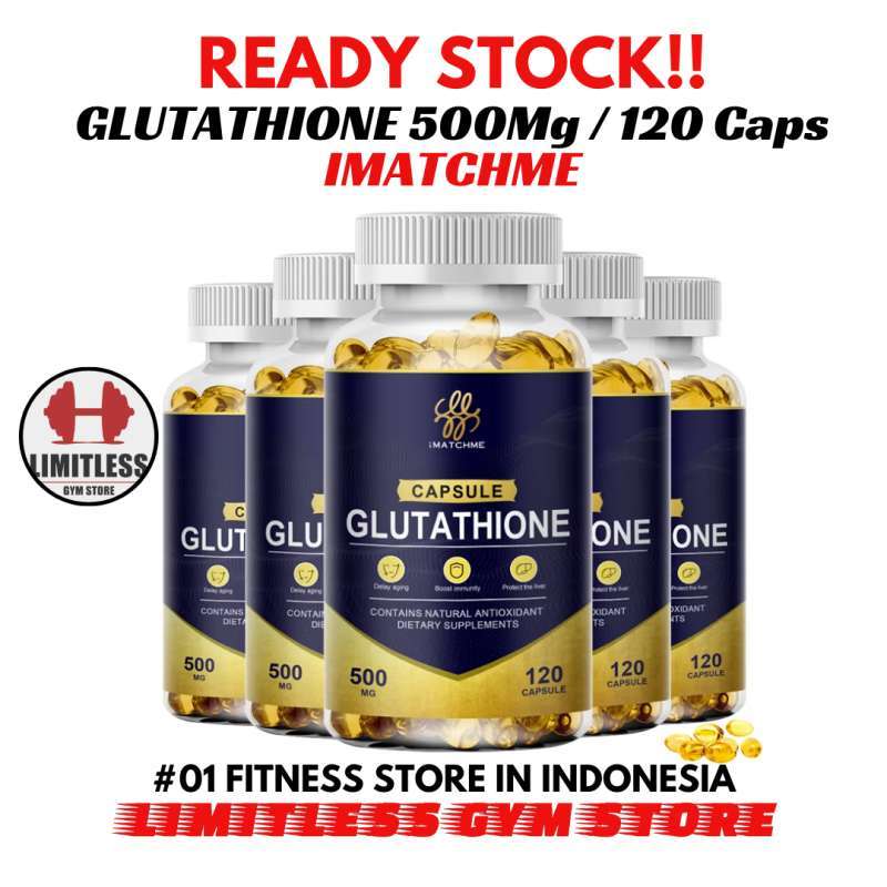 Jual Usa Glutathione 500mg Antioxidan - 120 Capsule Skin Health Antioksidan  Di Seller Limitless Gym Store - Dauh Puri Klod Atau Kelod, Kota Denpasar |  Blibli