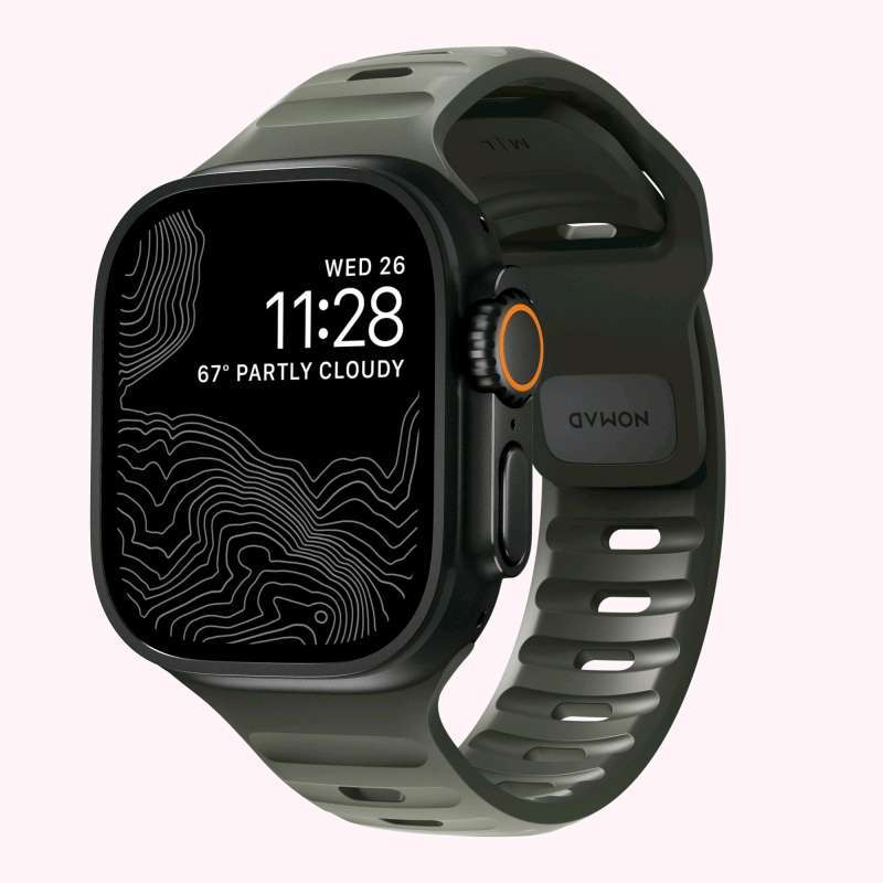 Strap Apple Watch Ultra 49mm 10 46mm 45mm 44mm Nomad Sport  Waterproof Band Tali Jam