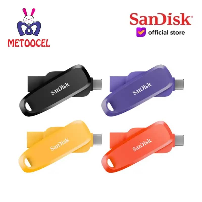 SanDisk Phone Drive 512GB USB 3.2 Type-C & Type-A dengan Kompatibilitas Luas, Kecepatan Transfer Tinggi, dan Cadangan Otomatis. Ideal untuk Semua Perangkat