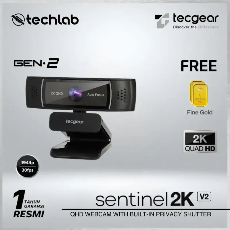Daftar Harga Tecgear Webcam Sentinel 🔥 Original & Spesifikasi Lengkap ...