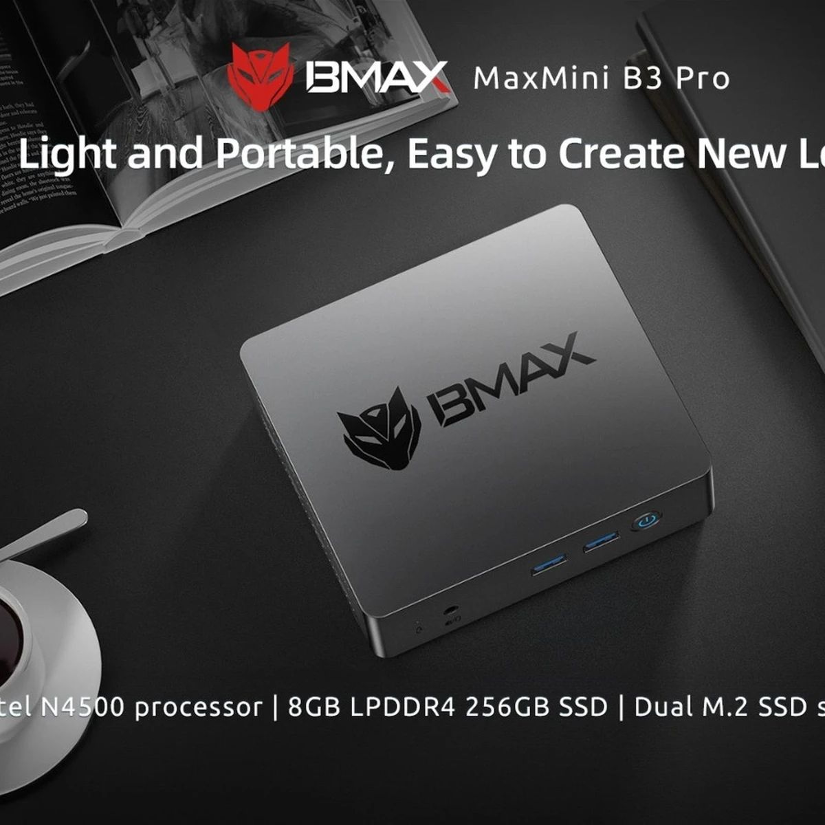 Jual Bmax Mini Pc B3 Pro Intel Celeron N4500 8gb/256gb Windows 11