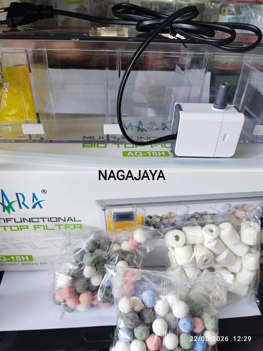 Promo Amara Multifunctional Bio Top Filter Bio Filter Aquarium Komplit ...
