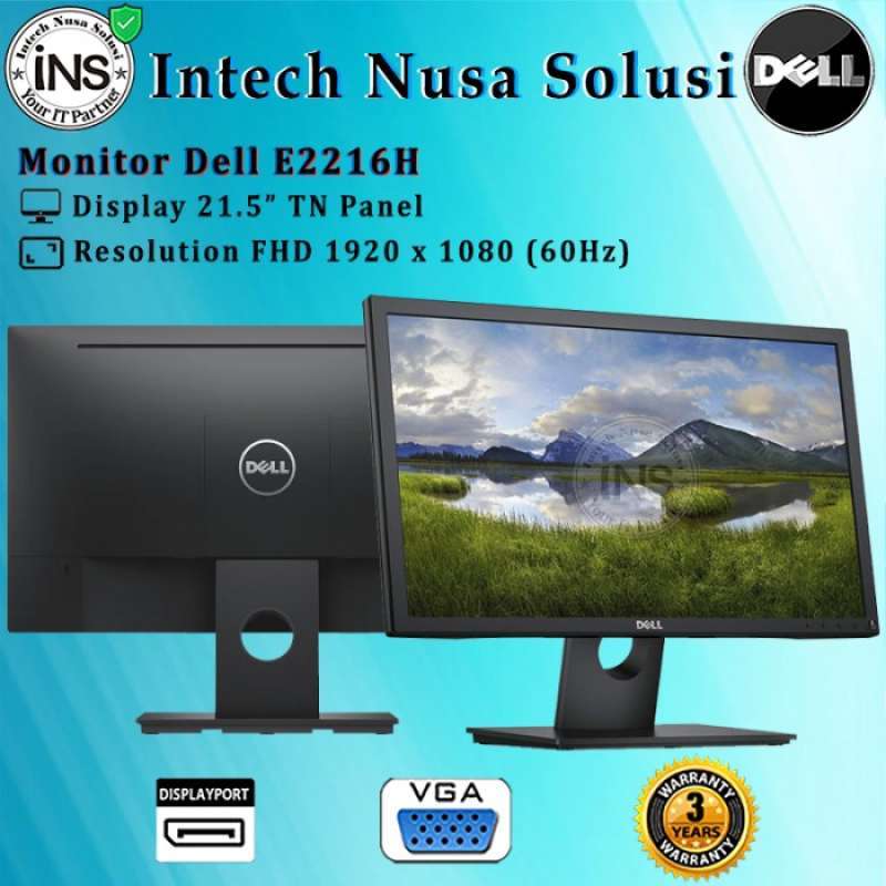 Promo Dell Led Monitor E2216h 21.5 Inch Widescreen Dell Indonesia