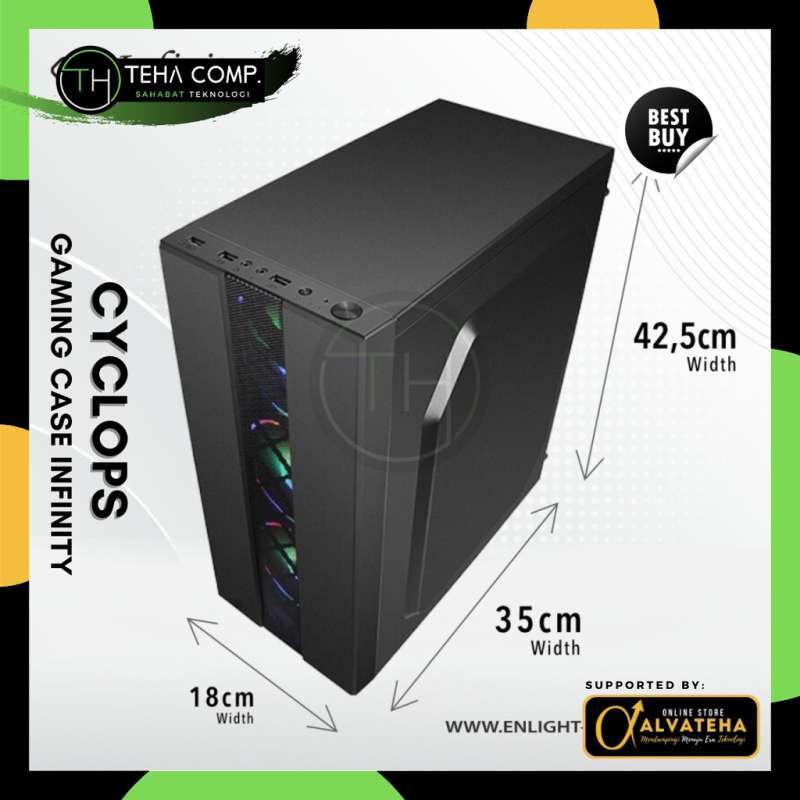 Jual Casing Pc Gaming Tanpa Power Supply Case Komputer Cpu Game Non Psu