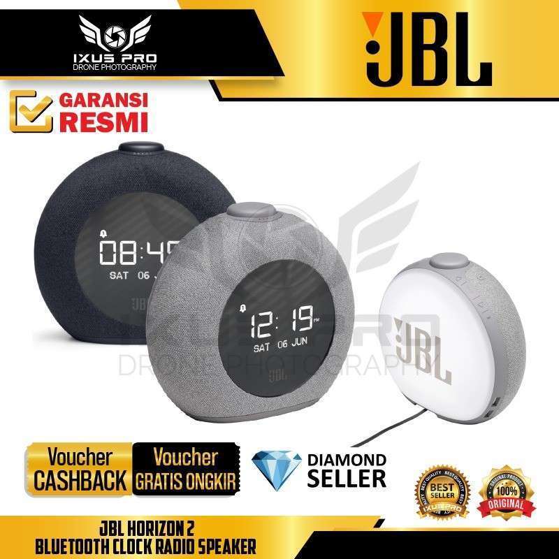 Promo Jbl Horizon 2 Bluetooth Clock Radio Speaker With Fm Diskon 33 Di