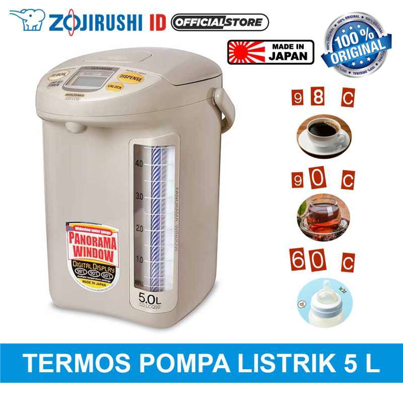 Promo Zojirushi CD-LCQ50 TK Micom Electric Dispensingpot Pemanas Air ...