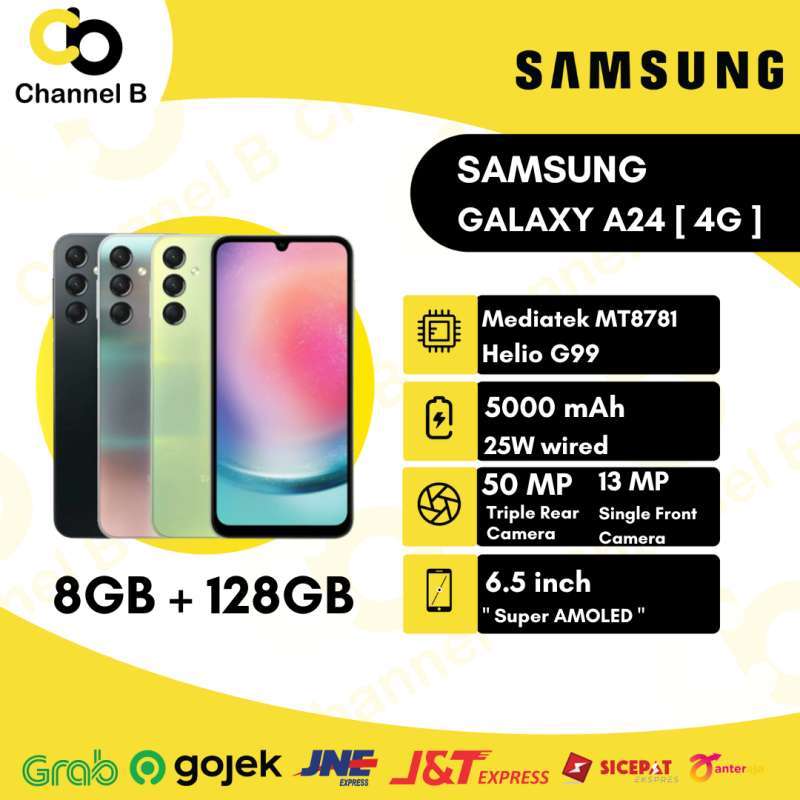 Promo Samsung Galaxy A24 4g Smartphone [ Ram 8gb + 128gb ] Garansi