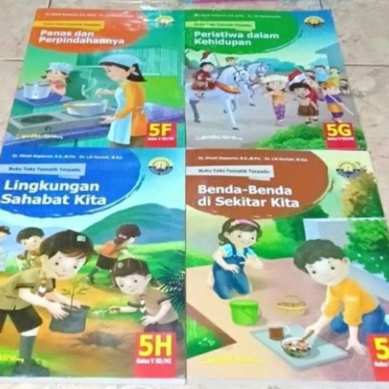 Promo Paket Buku Sd Teks Tematik Terpadu Kelas 5 Fghi Yudhistira Diskon ...