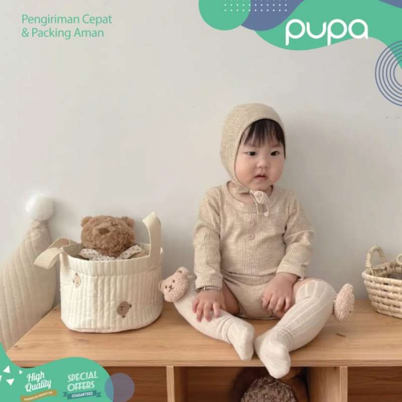 Cotton Storage Basket Baby Keranjang Penyimpanan Bayi Organizer PUPA