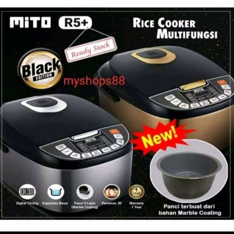 Jual Rice Cooker Mito R5+ 8in1/ Rice Cooker Digital R5plus 2 Liter