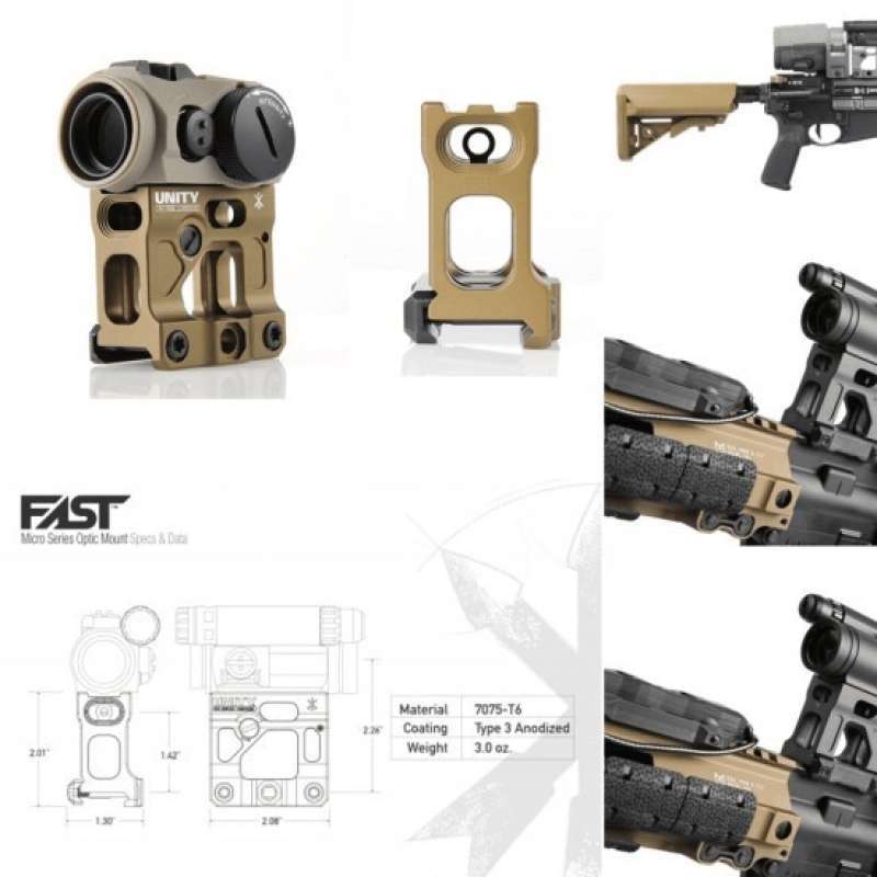 What Unity Fast Romeo7 Promo Unity Style Fast Micro Mount Vortex Holosun Romeo Red Dot Fde ...