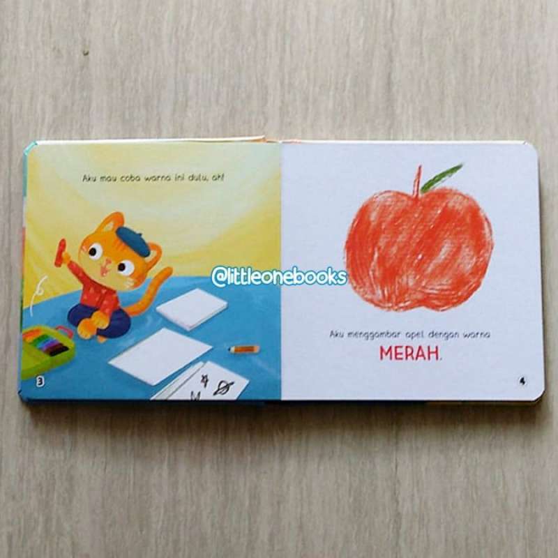 Review Buku Boardbook Anak ‘Belajar Warna’