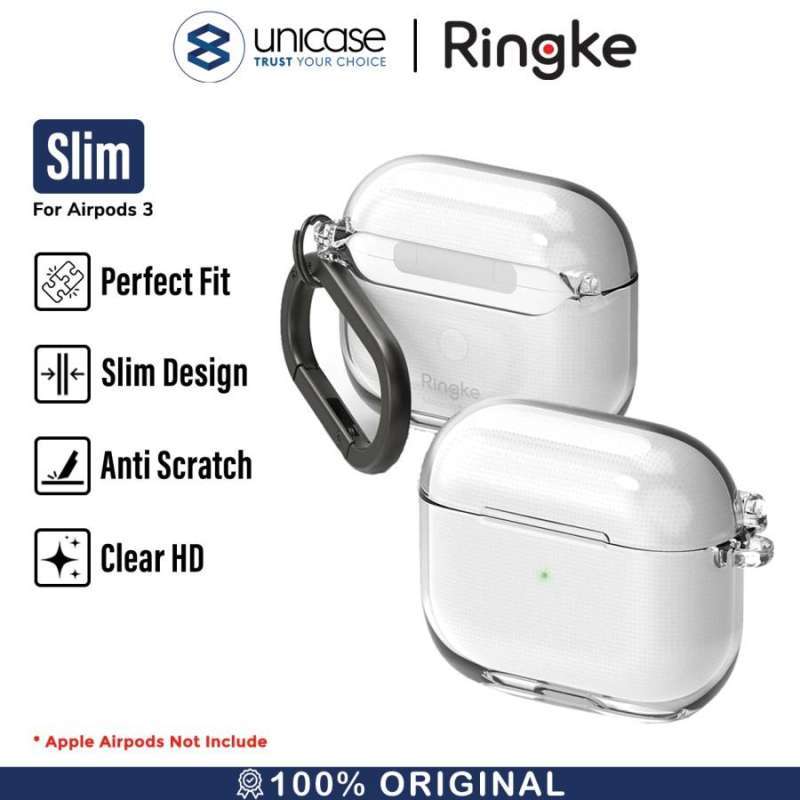 Case AirPods 3 Ringke Hinge Anti Crack Slim Clear Hardcase Casing