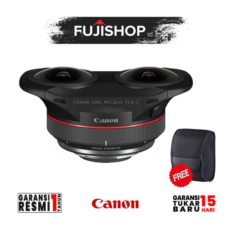 Dual Fisheye Lens Canon 3d Camera Canon RF L Dual Fisheye 3D VR