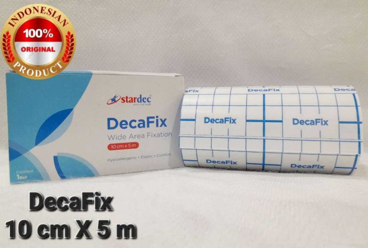 Promo Stardec Decafix Plester Putih Penutup Luka 10cm X 5m Diskon 23% ...