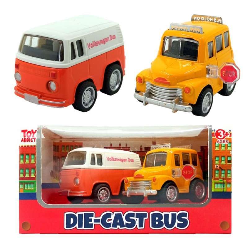 Jual Toy Addict 2 in 1 Mini Bus Diecast Mobil Pullback Mainan Anak Kuning Orange Di Seller Tokoelektronik Sukamanah Kota Tasikmalaya Blibli