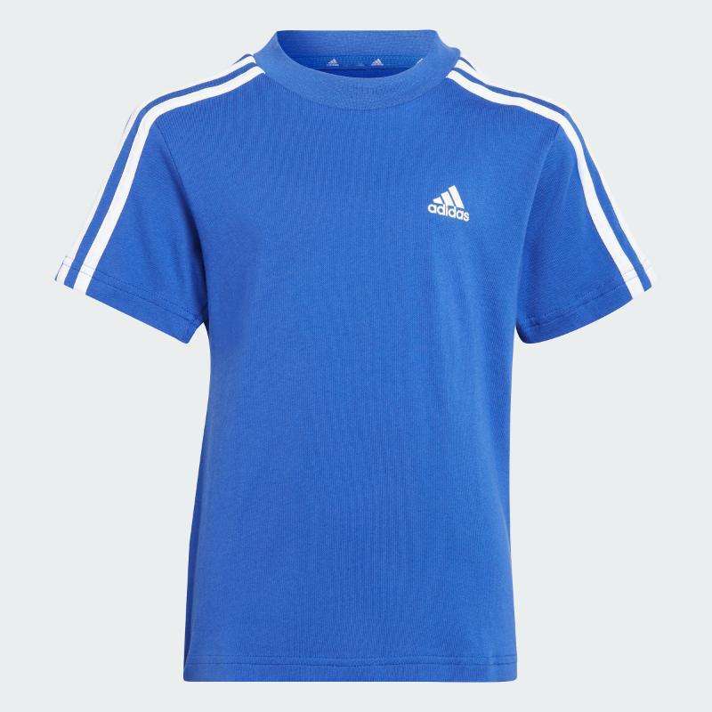 adidas Essentials 3-Stripes Tee and Shorts Set Semi Lucid Blue (IJ6358)