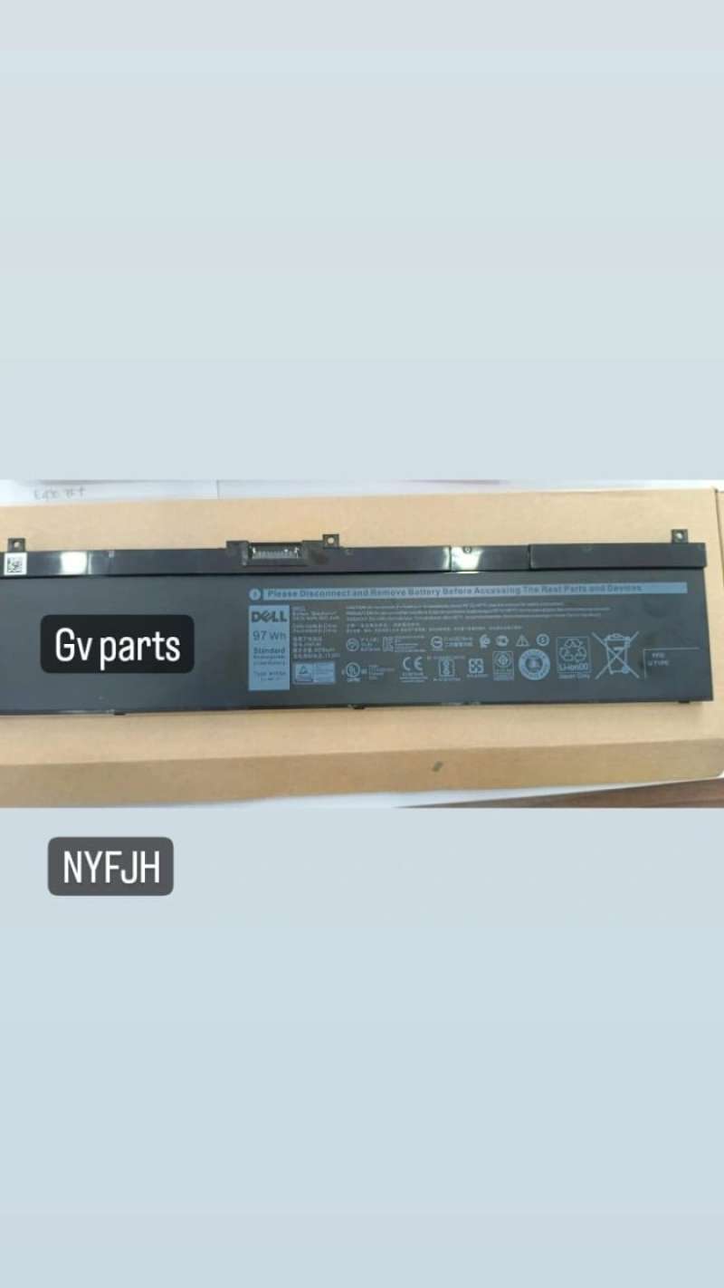 Batterie Pour Dell Precision 7530 7540 7730 7740 - Modèle NYFJH, 11.4V 97Wh, Remplacement D'origine