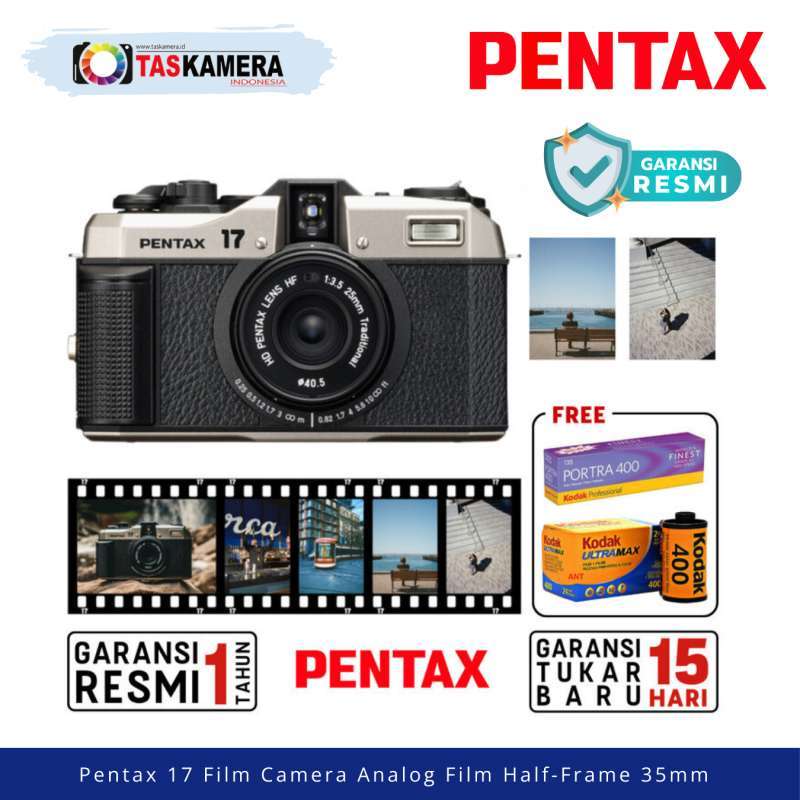 Promo Pentax 17 Film Camera Analog Pentax17 Garansi Resmi Diskon