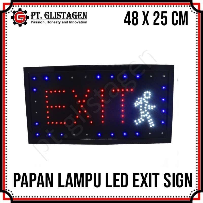 Lampu Exit Led Jual Lampu Led Exit Sign Petunjuk Darurat Emergency Exit Lamp Di Seller ...