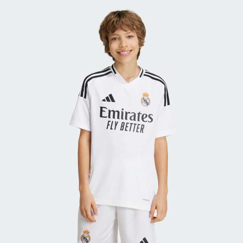 adidas Junior Real Madrid 24/25 Home Jersey White (IT5186)