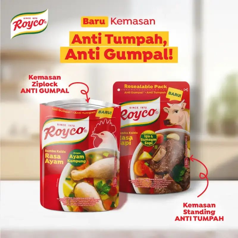 Promo [baru! Gratis Minyak 500ml & Sendok Takar] Buy 4 Royco Ziplock ...