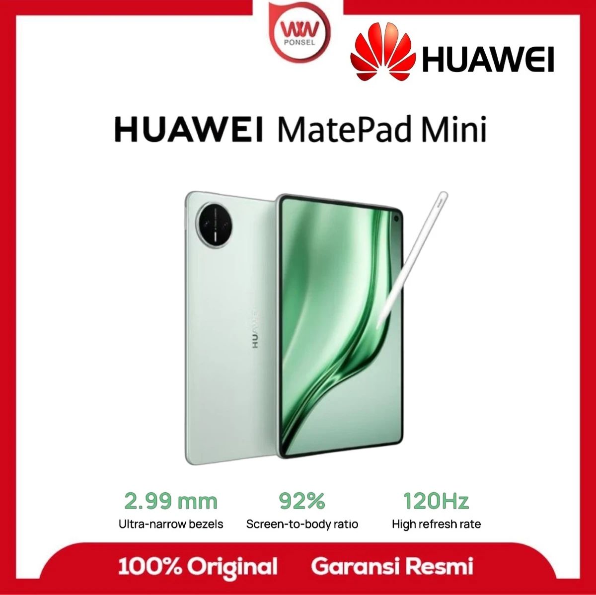 Jual Tablet HUAWEI Matepad Mini [free Cover & Pen] RAM 12gb