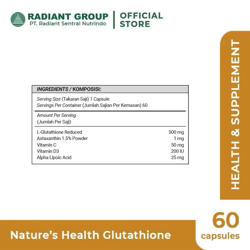 glutathione complex natures health Ever read a supplement label and think, 