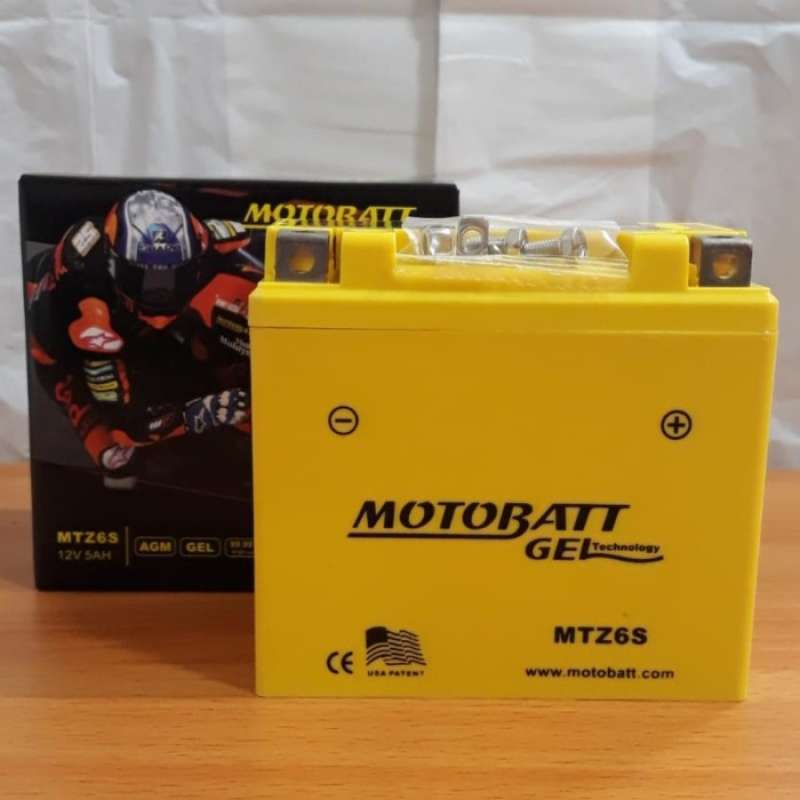 Promo Aki Motor Honda Pcx 150 Motobatt Mtz6S Aki Gel Diskon 21% di