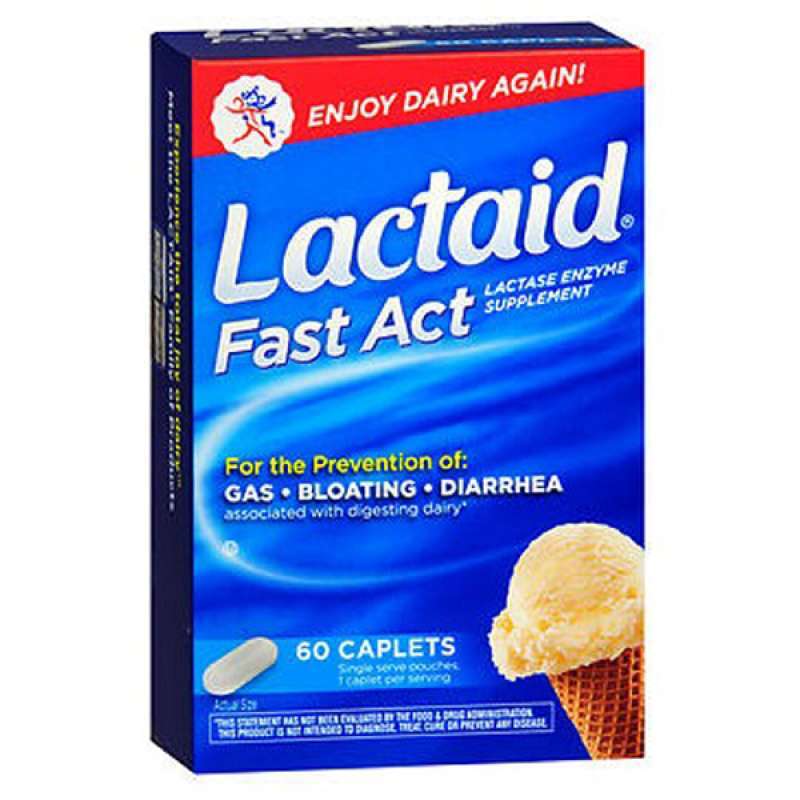 Promo Lactaid Fast Action Caplets, 60 caplets Diskon 20 di Seller