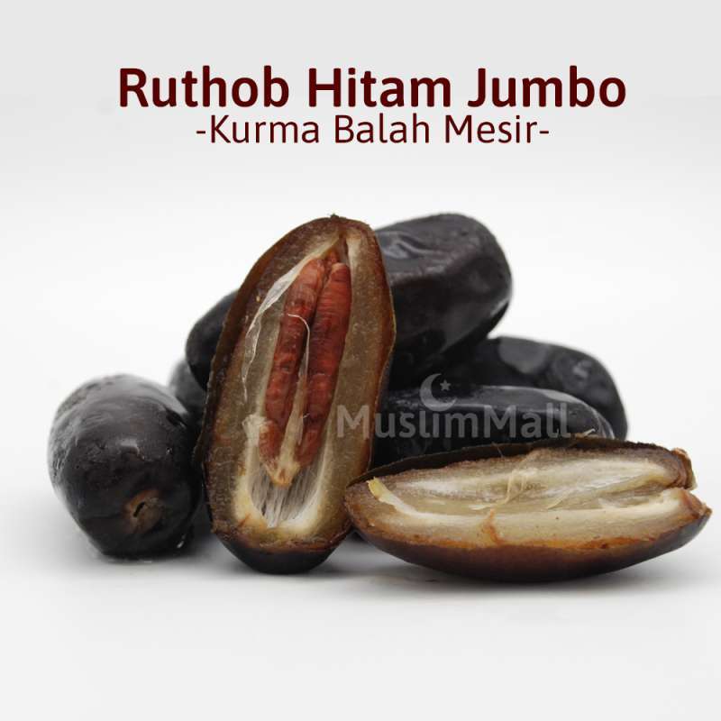 Jual Sahara Dates Kurma Ruthob Hitam 1kg Zaghloul Korma Muda Jumbo di