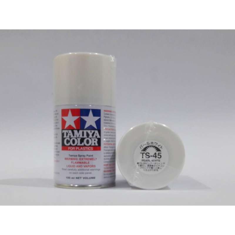 Jual TAMIYA TS45 PEARL WHITE SPRAY PAINT di Seller Automodels Kelapa
