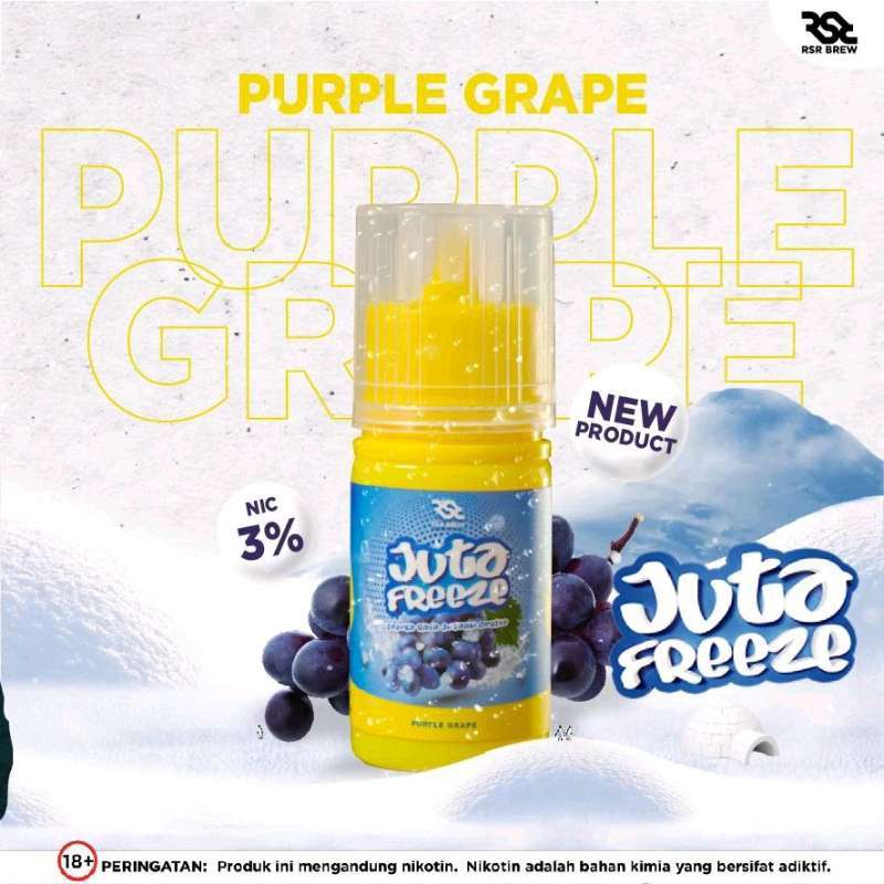 Jual SALT JUTA FREEZE PURPLE GRAPE di Seller Toawayang.id Puspajaya2